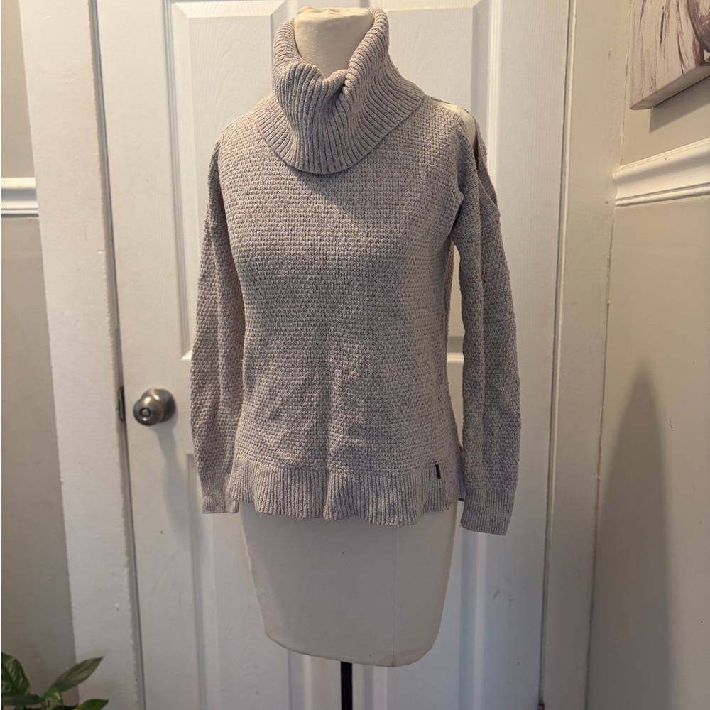 Hollister Heather Gray Cowl Neck Sweater